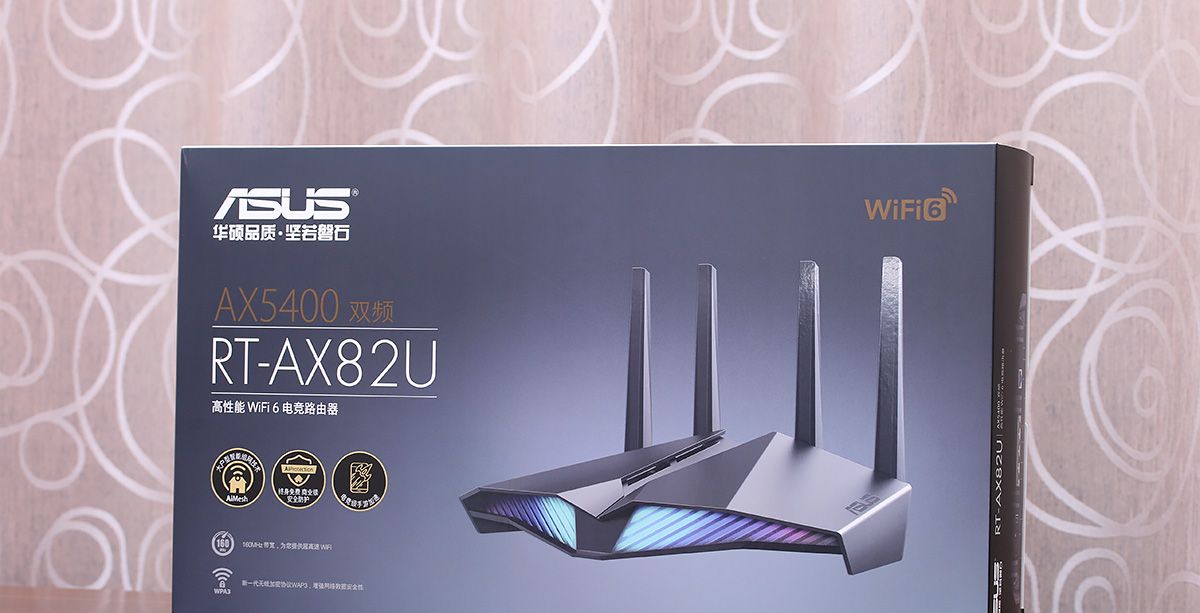 打通网络游戏任督二脉，华硕 WiFi6 电竞路由器 RT-AX82U 上手玩