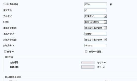 一个IPsec VPN 站点到站点配置案例