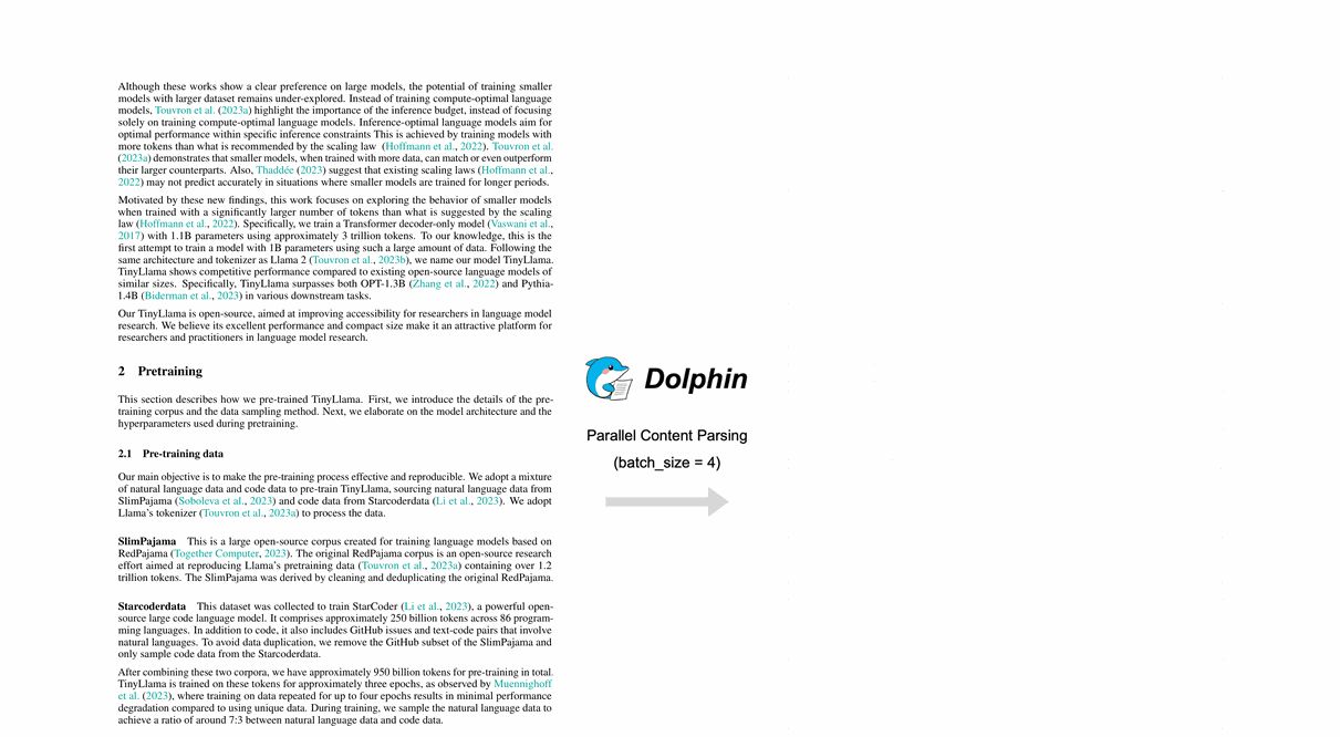 字节跳动开源 “文档解析神器”：Dolphin，性能超GPT4.1！