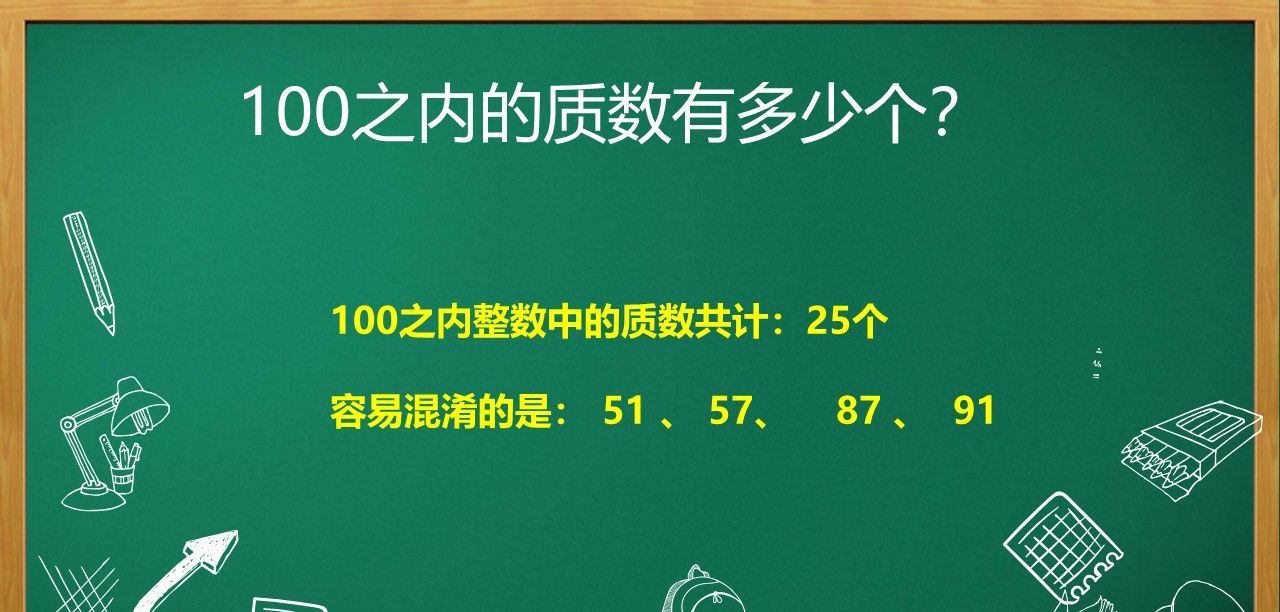 100之内的质数哪25个，容易混淆的只要记住这4个就行