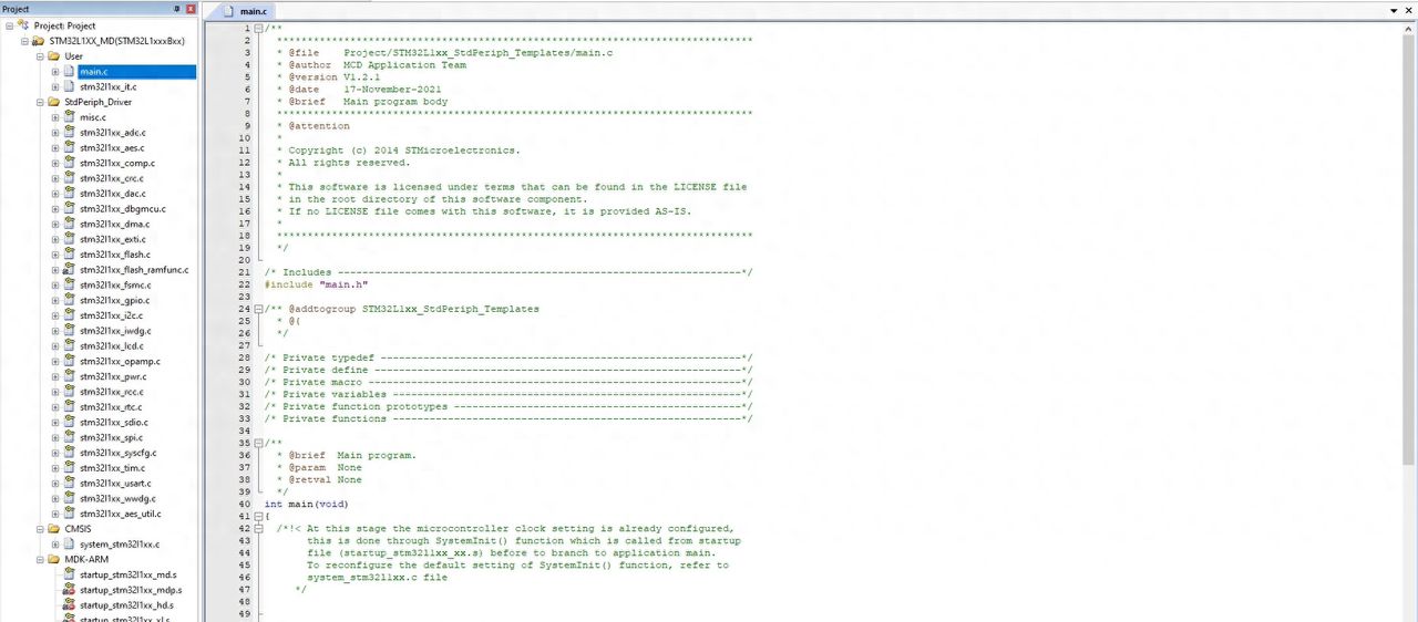 STM32-创建工程模板
