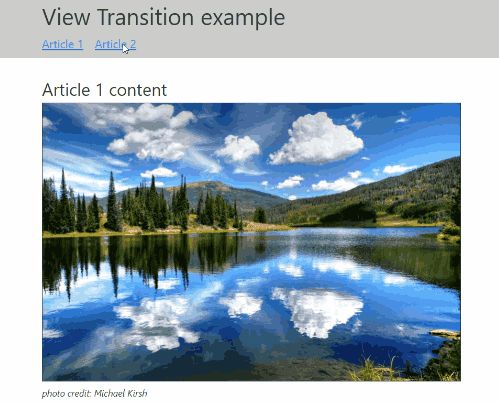 还在用 Transition 和 Animation？View Transition出炉了！