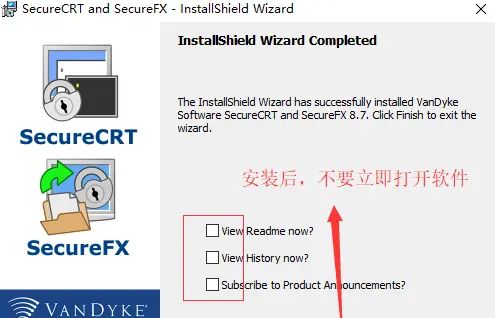 VanDyke SecureCRT and SecureFX 8.7.x安装教程
