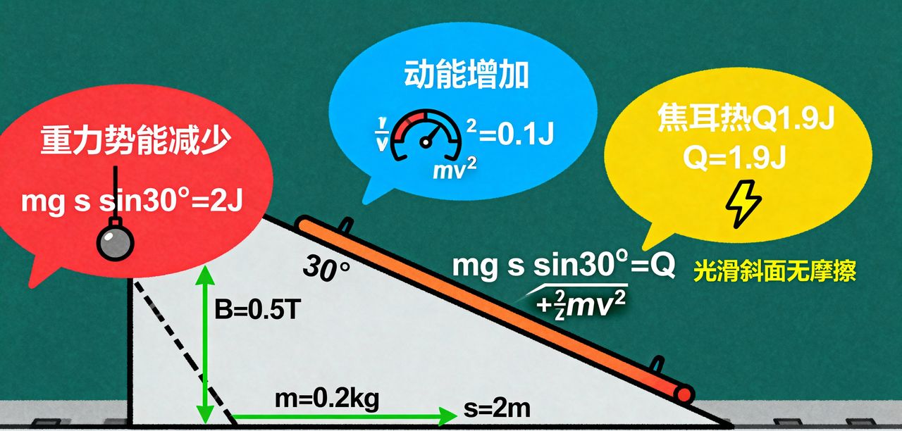 高二物理：电磁感应综合题 “力电平衡 + 能量守恒” 解题全攻略