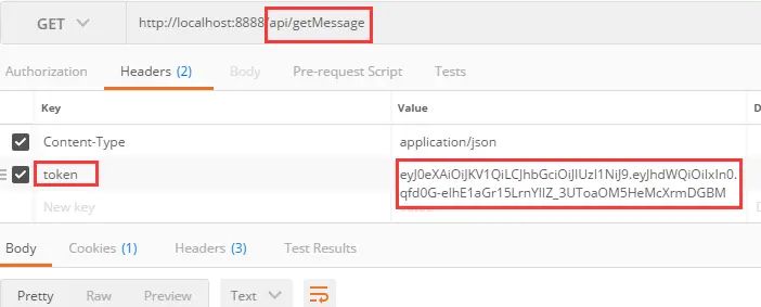 JWT实现token验证