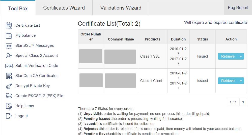 免费SSL证明书!从StartCOM开始HTTPS之旅