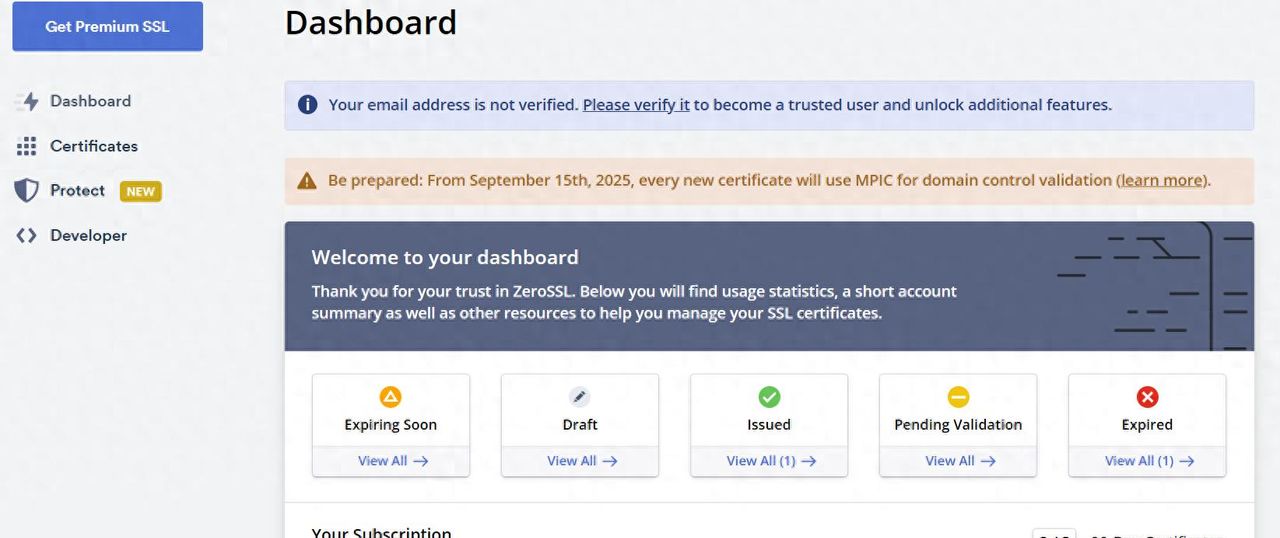部署免费的ssl证书