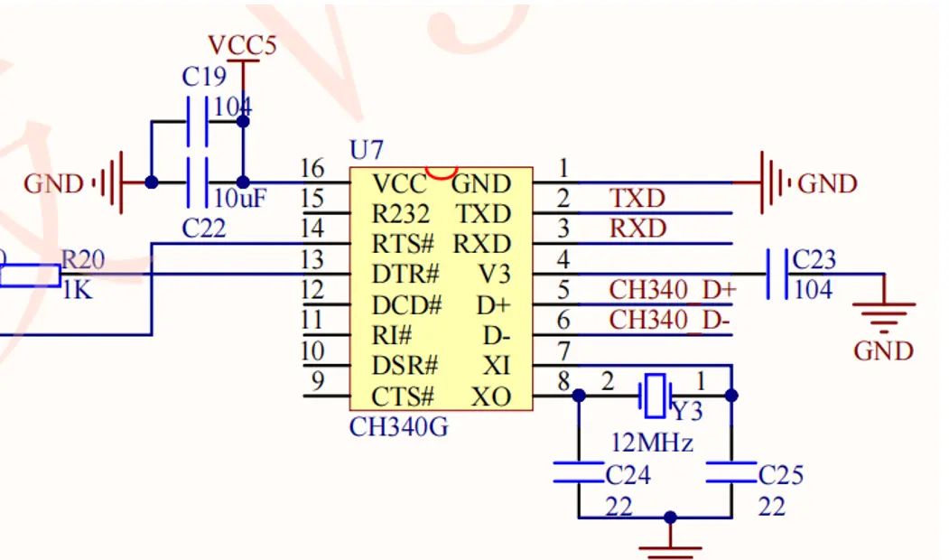 成都单片机开发：改造CH340 USB转串口线使之适合3.3V单片机的方法