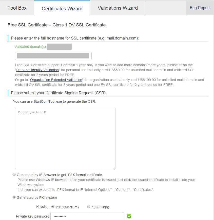 免费SSL证明书!从StartCOM开始HTTPS之旅