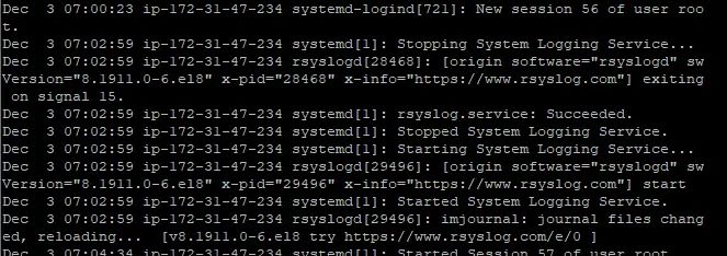 Rsyslog 收集tomcat日志