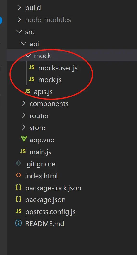 mock.js +axios +vue 简单模拟后台接口