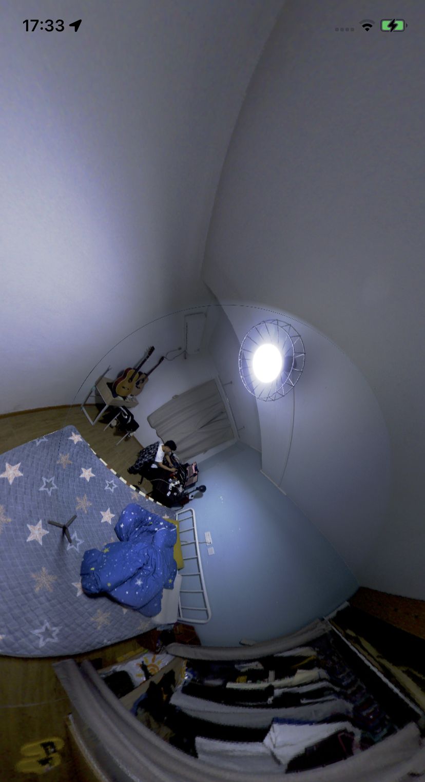 iOS 仿insta360双鱼眼相机全景视频渲染方案