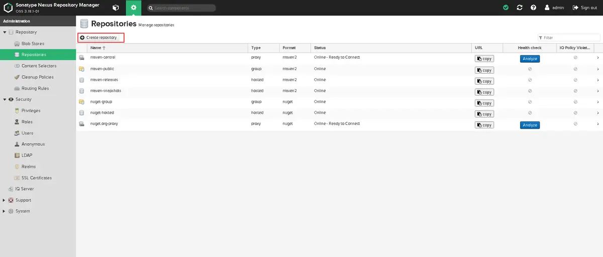 nexus内网新建Maven私库批量导入jar包