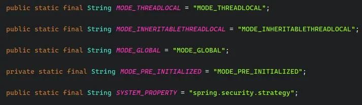 Spring Security架构和核心类一览