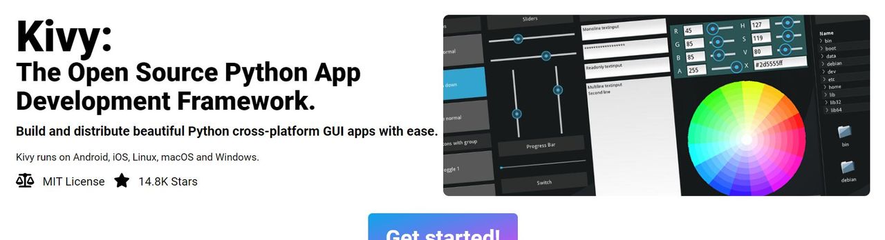 Python GUI库大盘点,9款热门框架供您选择!