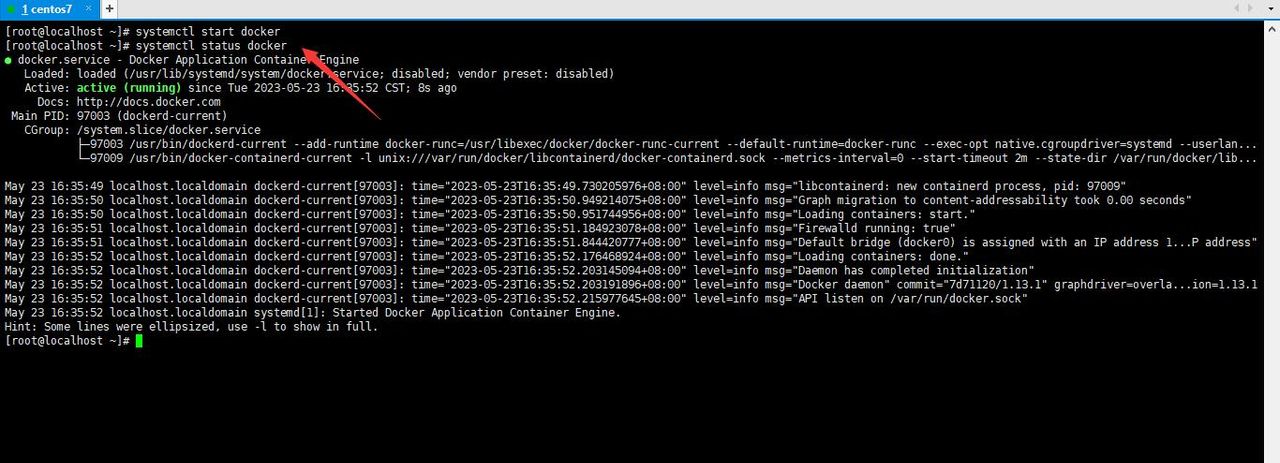 Centos 7安装Docker