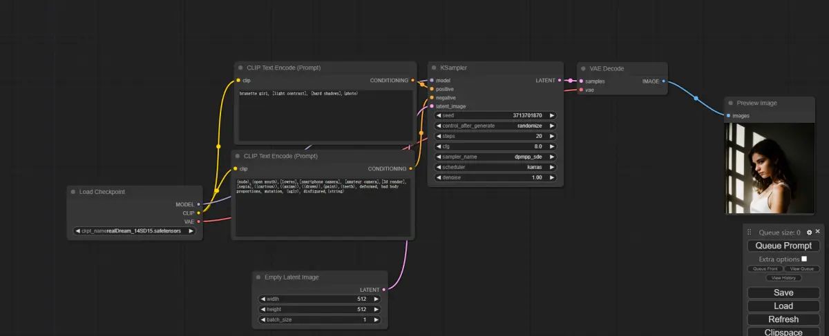 ComfyUI安装与文生图详解