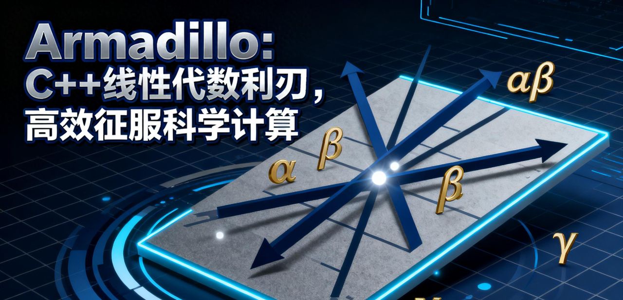 Armadillo：C++线性代数利刃，高效征服科学计算