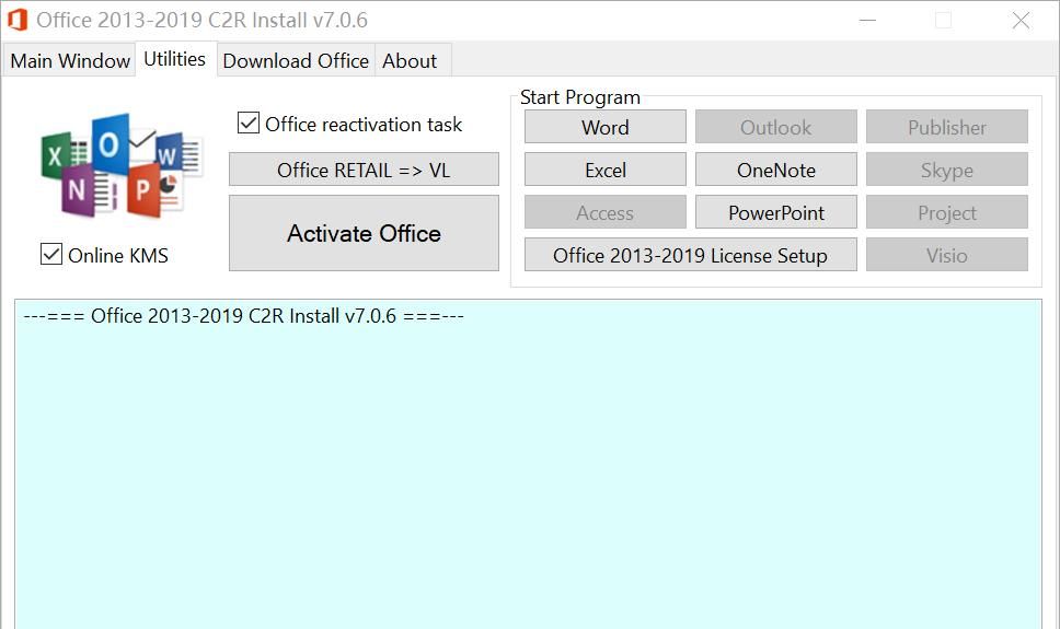 Office 2013-2019 - 套件在线安装