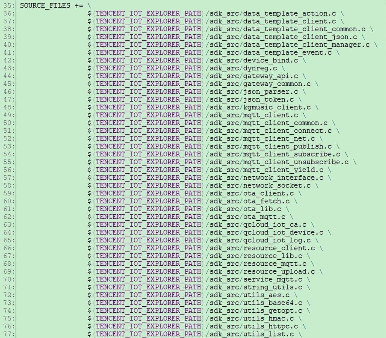 腾讯云SDK如何使用，如何连接腾讯物联网开发平台。
