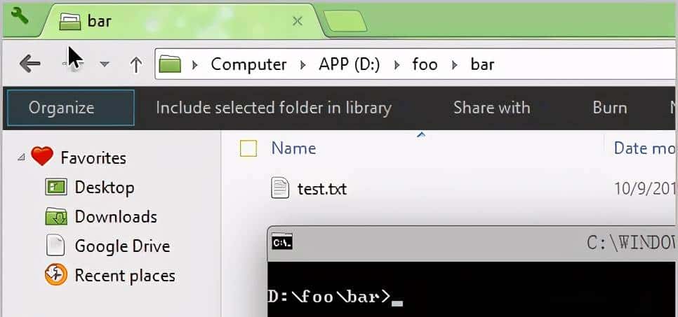 如何在当前目录下快速打开cmd（或者以管理员的身份打开）