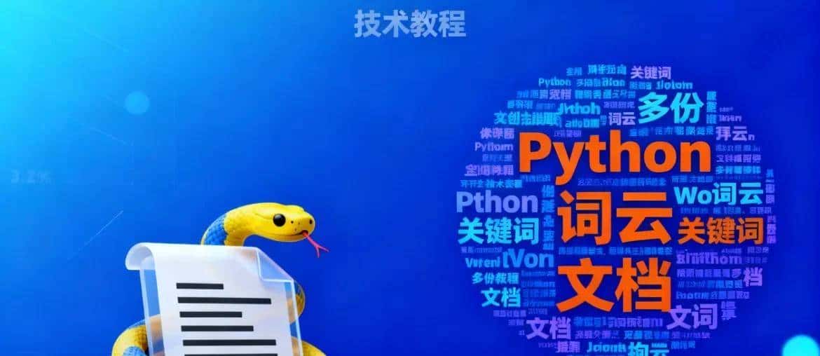 多份 Word 文档要提取关键词？Python 生成词云，快速抓核心重点