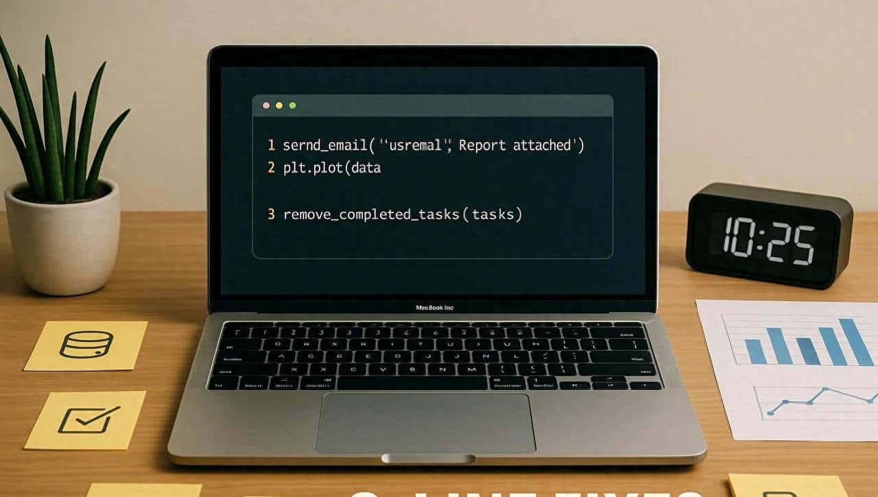 15个Python超轻量级脚本：3行代码解决企业级常见自动化需求
