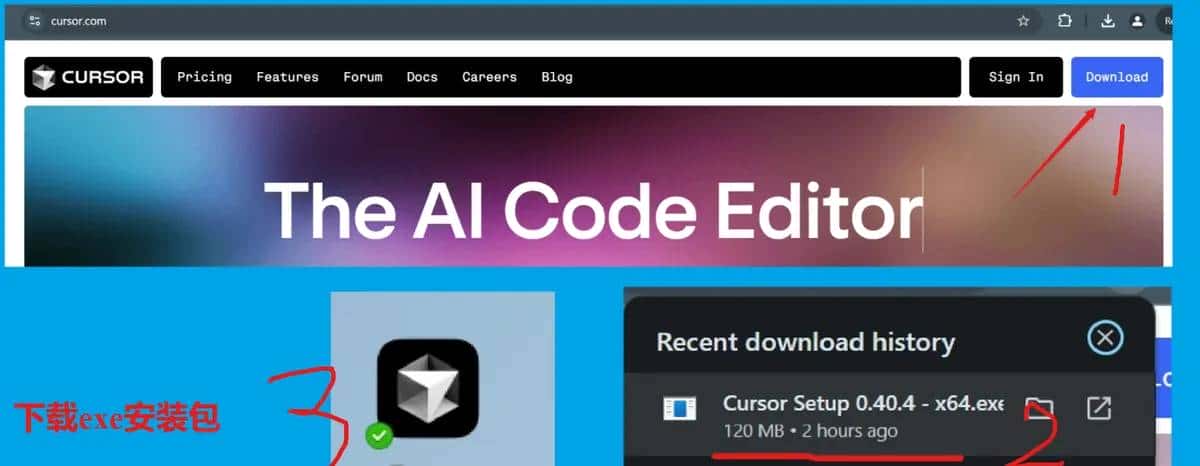 【Azure Developer】上手 The Best AI Code "Cursor" : 仅仅7次对话，制作个人页面原型，效果让人惊叹！