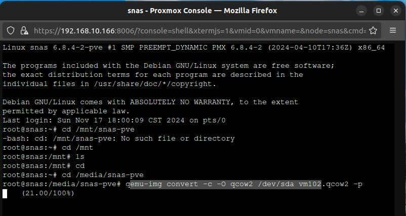 pve进阶之路-将现有ubuntu系统导入pve虚拟机