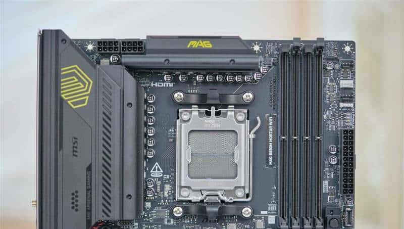 微星 MAG B850M MORTAR WIFI迫击炮主板评测：BIOS三大优化、教科书式