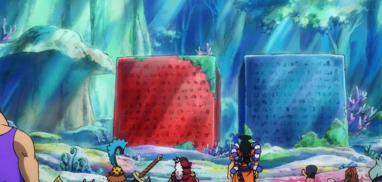 海贼王967集:罗杰找齐四块红色石碑,古代兵器波塞冬诞生