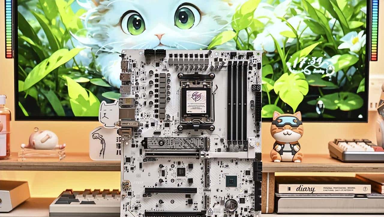 AMD ATX 白色装机新宠——微星 MPG B850 EDGE TI WIFI 刀锋钛开箱简测