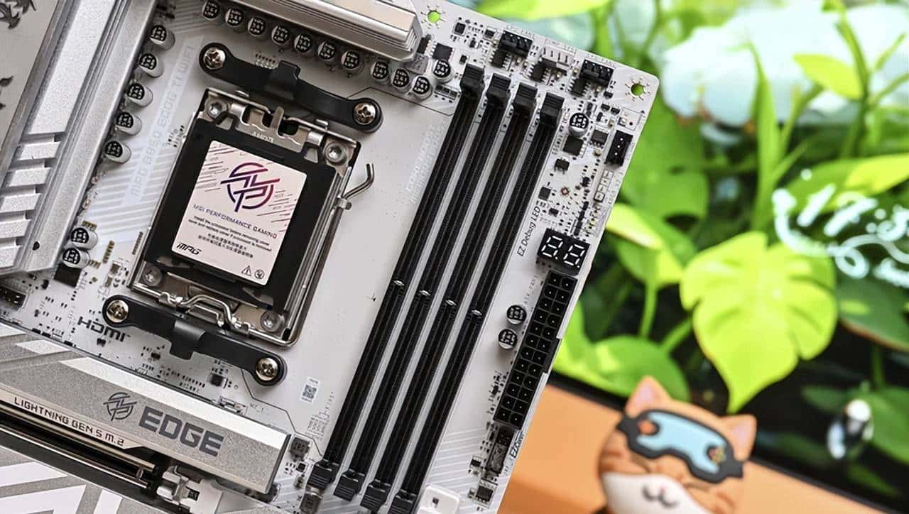 AMD ATX 白色装机新宠——微星 MPG B850 EDGE TI WIFI 刀锋钛开箱简测