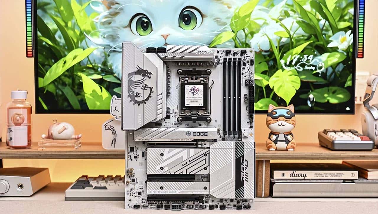 AMD ATX 白色装机新宠——微星 MPG B850 EDGE TI WIFI 刀锋钛开箱简测