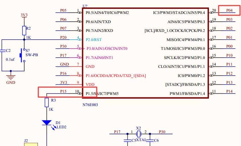 51单片机简单的输入输出（LED和按键）