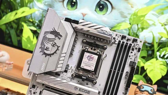 AMD ATX 白色装机新宠——微星 MPG B850 EDGE TI WIFI 刀锋钛开箱简测