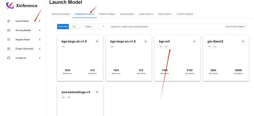 手把手教本地部署Xinference + deepseek-R1、reranker-v2、bge-m3