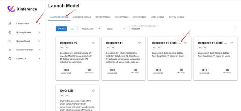 手把手教本地部署Xinference + deepseek-R1、reranker-v2、bge-m3