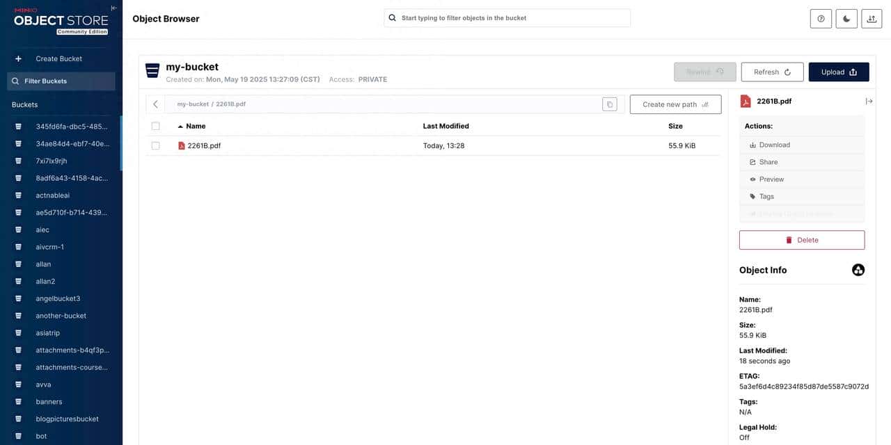 MinIOConsole——新一代对象存储可视化控制台，比S3更好管！