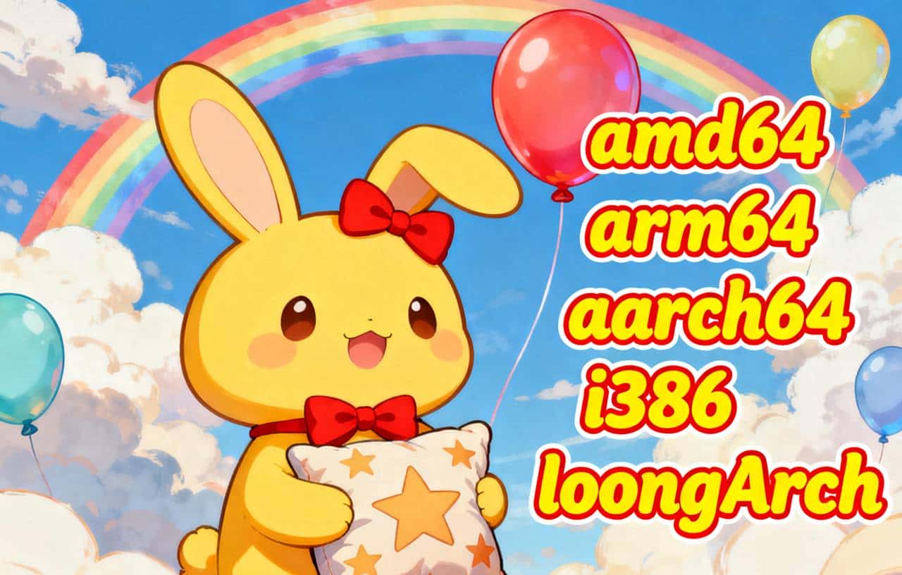 rust amd64 arm64 aarch64 i386 loongArch 的区别