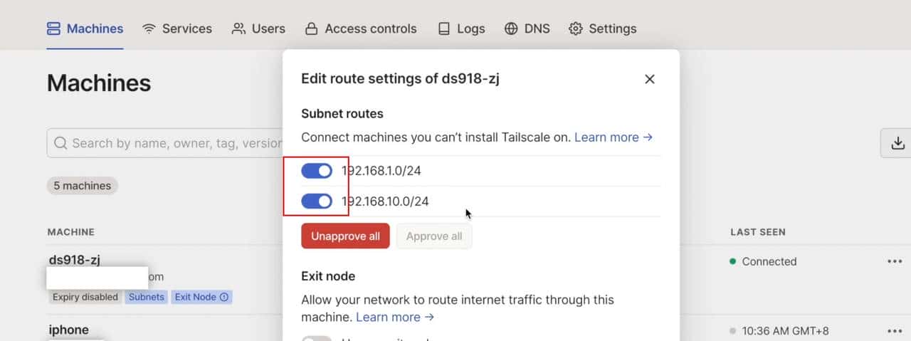 部署TailScale,实现远程访问!最简单的远程访问、开箱即用方案