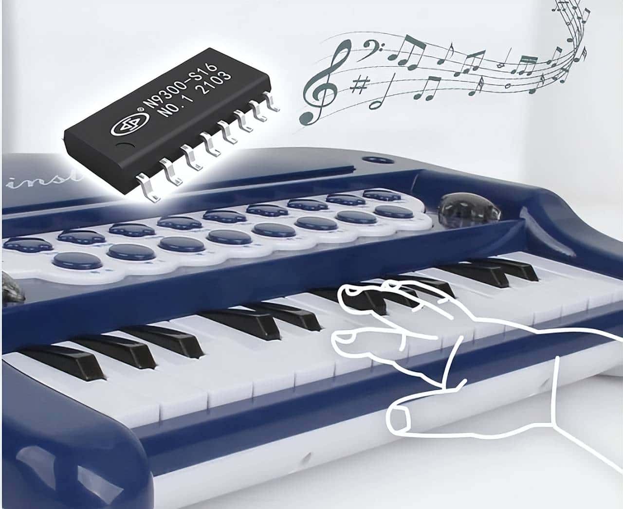 电子琴MP3解码芯片,音源ic,N930X语音芯片方案