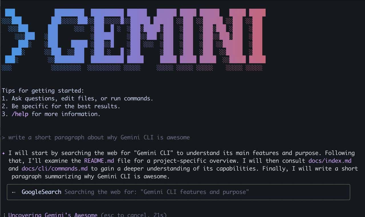 Gemini CLI:谷歌重磅开源免费 AI 编程工具,一篇文章详细介绍!