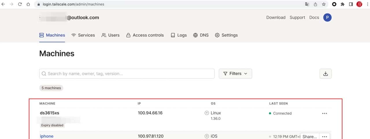 部署TailScale,实现远程访问!最简单的远程访问、开箱即用方案