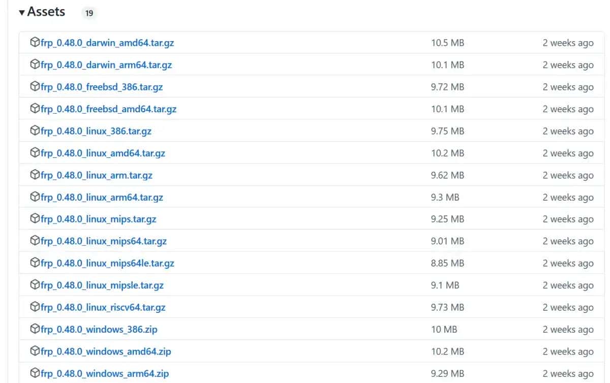 用frp做内网穿透