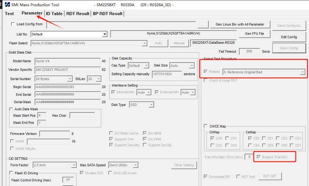 金泰克 s300 480G 开卡记录 SM2258XT 制程3DV4 ad 5e 28 22 10 90