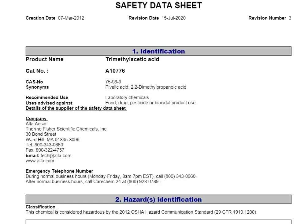 Sigma-Aldrich化学品安全技术说明书(SDS)获取方法详解