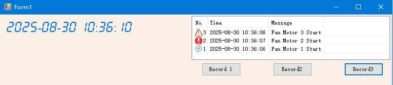 C#中关于记录日志显示基本方法