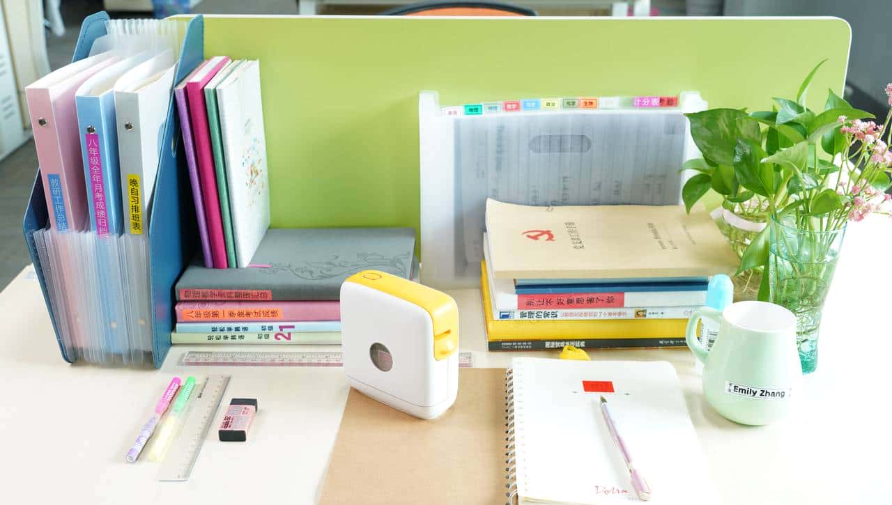 办公室文件该如何整理？一机搞定文件收纳标签
